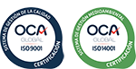 Certificados ISO 9001 y ISO 14001