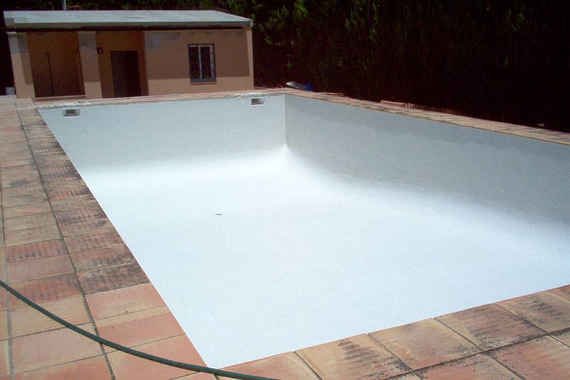piscina tratada para una total impermeabilidad