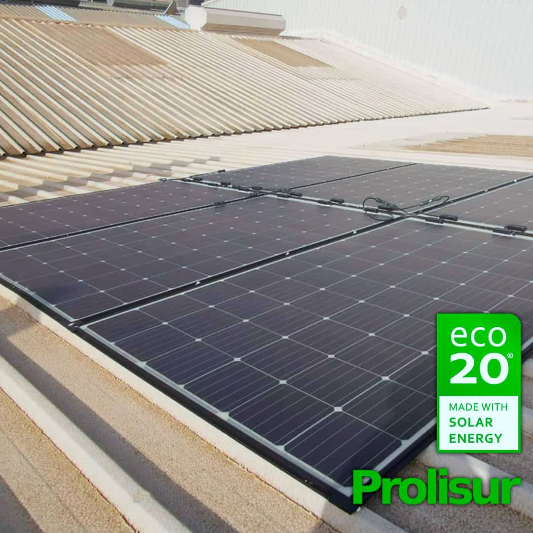 Placas fotovoltaicas en Prolisur