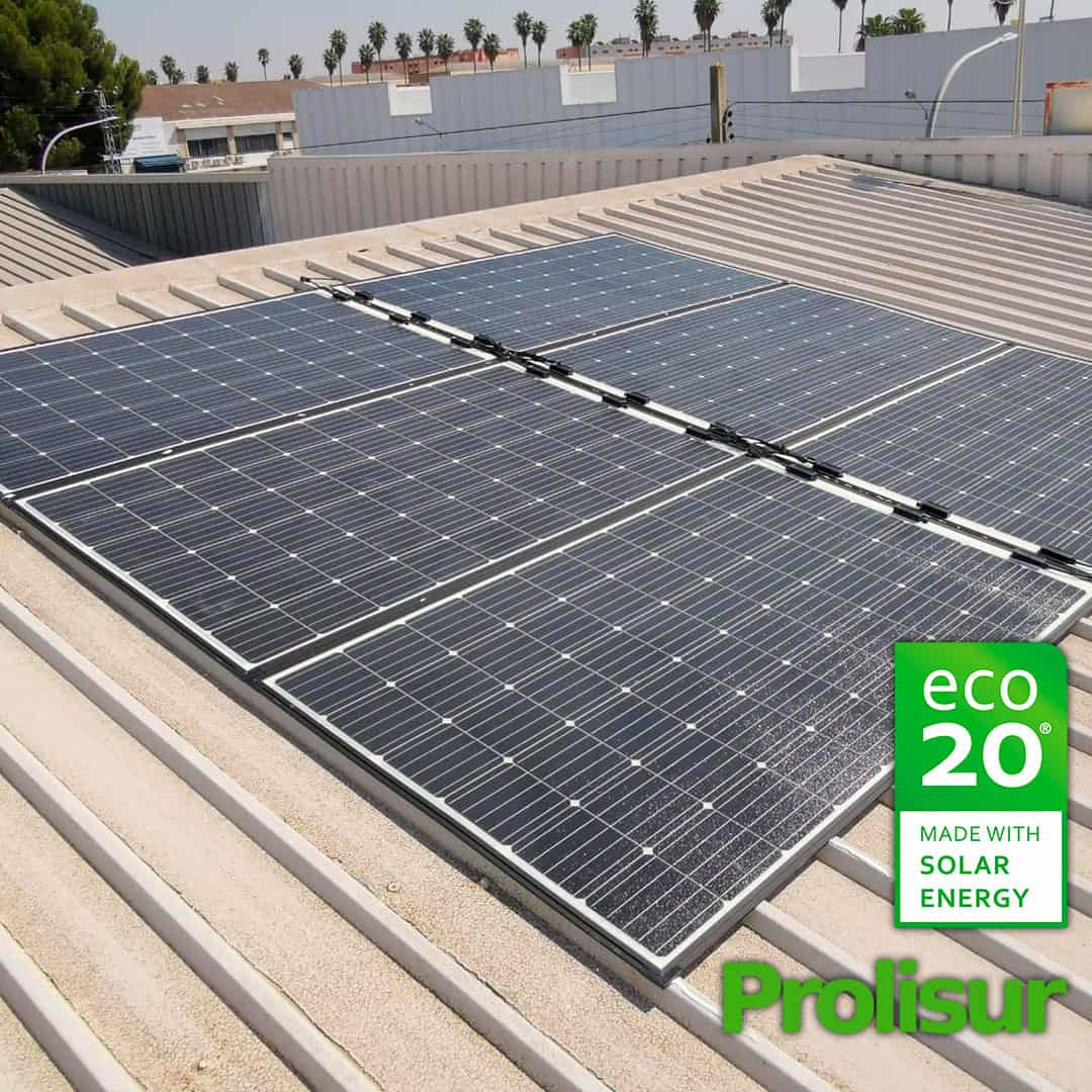 Placas fotovoltaicas en Prolisur