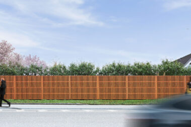 Noistop essential residencial frente madera marron