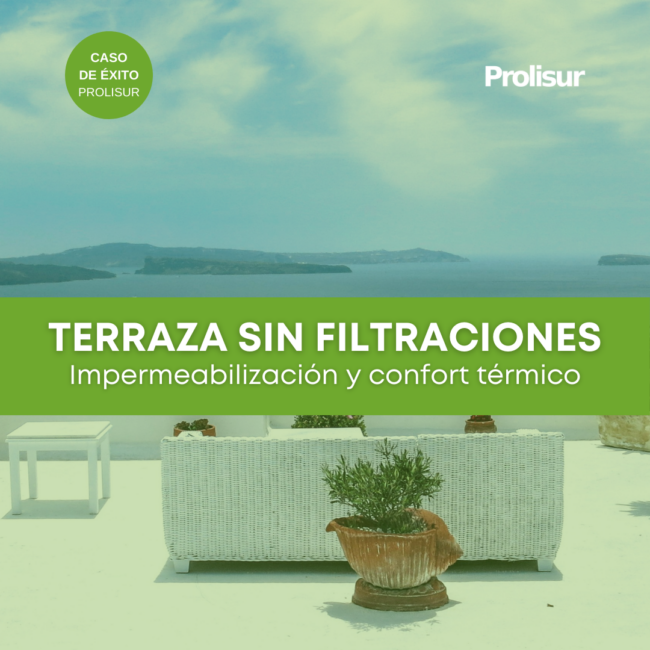 Terraza sin filtraciones con poliurea