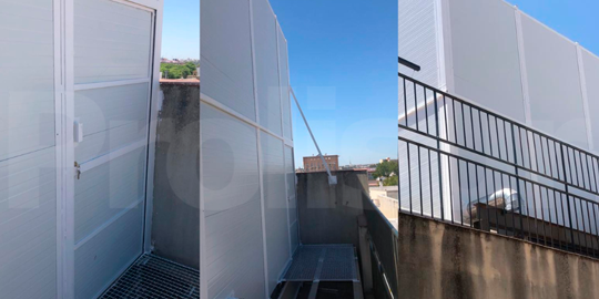 Solución a los Ruidos en Cubierta de Edificio Residencial Solución a los Ruidos en Cubierta de Edificio Residencial