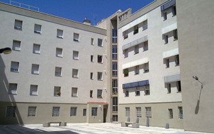 Fachada edificio con sistema sate