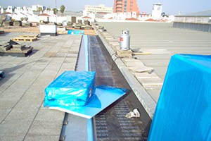 Roof waterproofing process